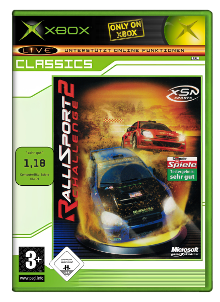 Rallisport Challenge 2 (EU) (Classics) (OVP) (neuwertiger Sammlerzustand) - Xbox