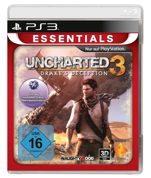 Uncharted 3 – Drakes Deception (Essentials) (EU) (CIB) (very good condition) - PlayStation 3 (PS3)