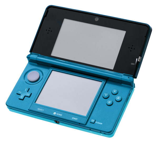 Nintendo 3DS Konsole ("Aqua Blue", Blau) (EU) (CTR-S-EUR) (lose) (sehr guter Zustand) - Nintendo 3DS