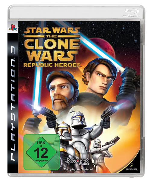 Star Wars The Clone Wars: Republic Heroes (EU) (CIB) (very good condition) - PlayStation 3 (PS3)
