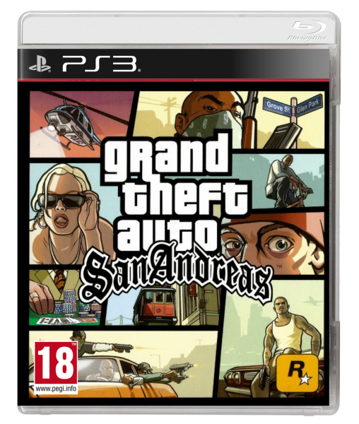 Grand Theft Auto San Andreas (EU) (PEGI) (OVP) (neuwertiger Sammlerzustand) - PlayStation 3 (PS3)