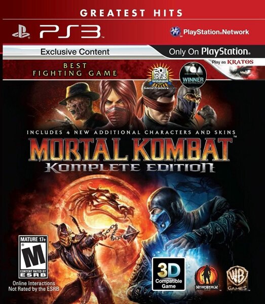 Mortal Kombat: Komplete Edition (US) (Greatest Hits) (OVP) (sehr guter Zustand) - PlayStation 3 (PS3)