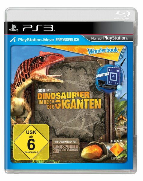 Wonderbook: Dinosaurier im Reich der Giganten (PS Move + Wonderbook erforderlich) (EU) (OVP) (sehr guter Zustand) - PlayStation 3 (PS3)