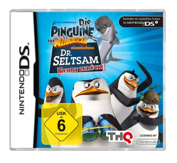 Die Pinguine aus Madagascar: Dr. Seltsam Kehrt Zurück (EU) (OVP) (sehr guter Zustand) - Nintendo DS