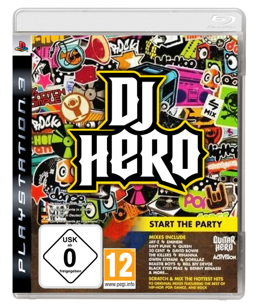 DJ Hero (Game ONLY) (EU) (CIB) (very good condition) - PlayStation 3 (PS3)
