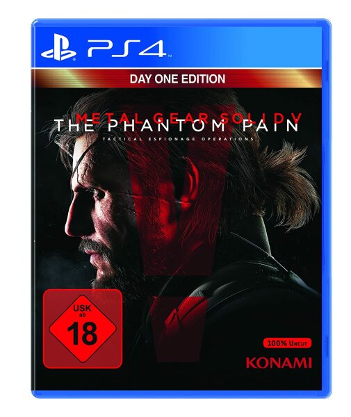 Metal Gear Solid V – Phantom Pain (Day One Edition) (EU) (OVP) (sehr guter Zustand) - PlayStation 4 (PS4)