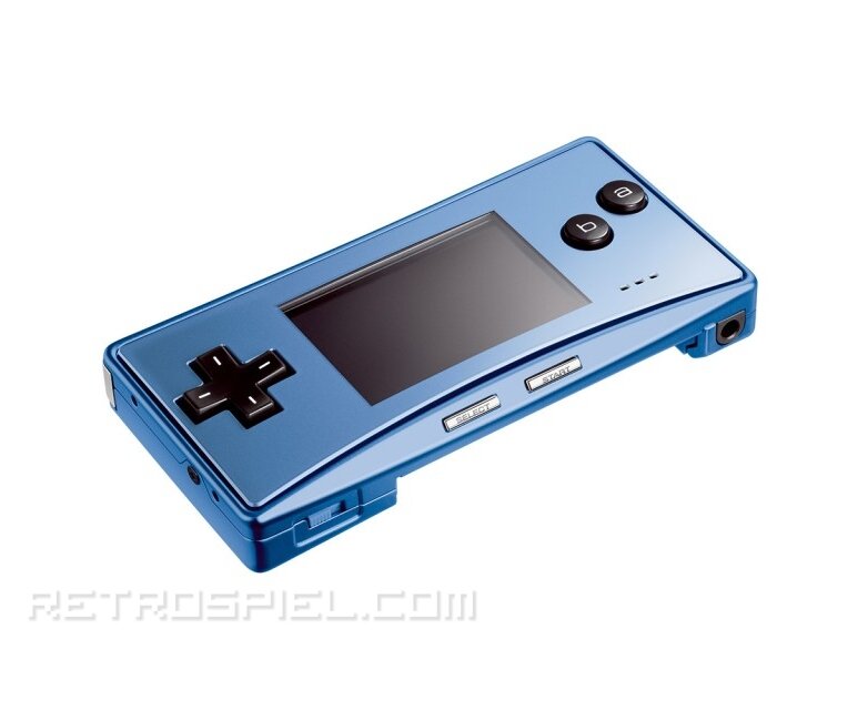 Nintendo Game Boy Micro (Pearl Blue) - Nintendo Game Boy Advance
