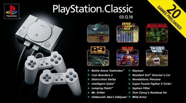 Sony PlayStation Classic - PlayStation (PS1), 139,99 €