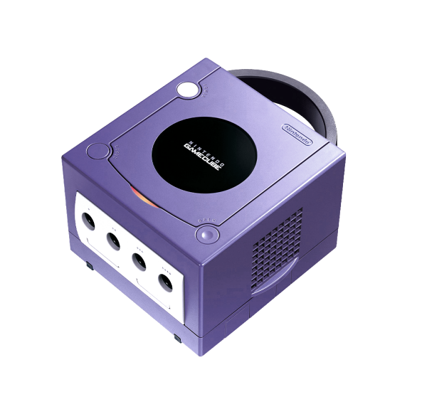 Nintendo GameCube Konsole DOL-001 ("Indigo/Purple", Lila) inkl. original Controller, Netzteil, RGB-Scart-Kabel (EU) (lose) (sehr guter Zustand) - Nintendo GameCube