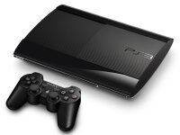 Sony PlayStation 3 Super Slim ("Charcoal Black", Schwarz) (CECH-40XXC, 500GB) (EU) (OVP) (sehr guter Zustand) - PlayStation 3 (PS3)