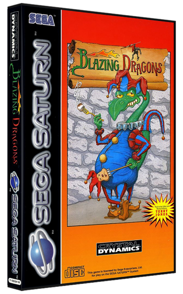 Blazing Dragons (EU) (OVP) (sehr guter Zustand) - Sega Saturn