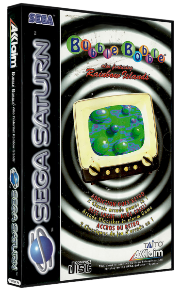 Bubble Bobble - featuring Rainbow Islands (EU) (OVP) (sehr guter Zustand) - Sega Saturn