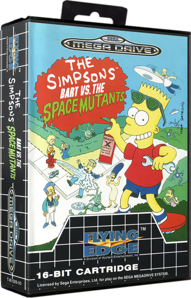 The Simpsons: Bart vs The Space Mutants (EU) (OVP) (sehr guter Zustand) - Sega Mega Drive
