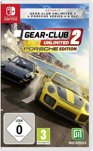 Gear Club 2 Unlimited (Porsche Edition) (EU) (OVP) (sehr guter Zustand) - Nintendo Switch