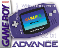 Game Boy Advance console (AGB-001) (Indigo Purple) (EU)...