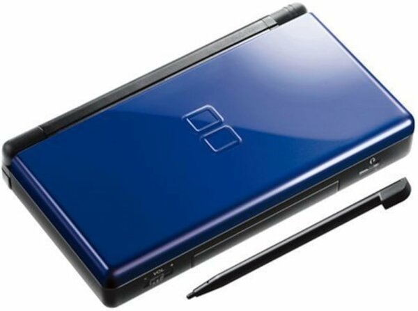 Nintendo DS Lite Cobalt Blue (USG-001) incl. Charging Cable (US) (loose) (mint condition) - Nintendo DS
