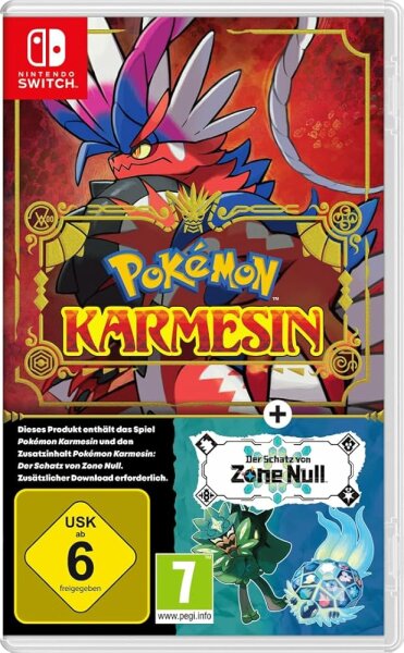 Pokemon Karmesin + Der Schatz von Zone Null (EU) (OVP) (sehr guter Zustand) - Nintendo Switch