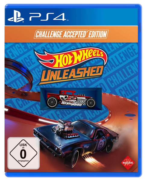 Hot Wheels Unleashed (Challenge Accepted Edition) (EU) (OVP) (sehr guter Zustand) - PlayStation 4 (PS4)