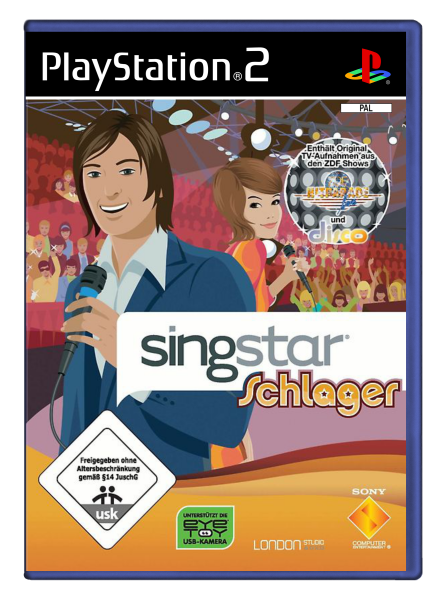 Singstar - Schlager (EU) (OVP) (neu) - PlayStation 2 (PS2)