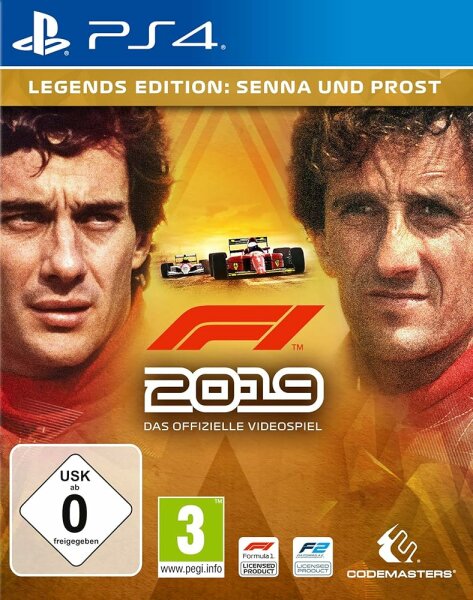 F1 2019 (Legends Edition: Senna und Prost) (EU) (OVP) (sehr guter Zustand) - PlayStation 4 (PS4)