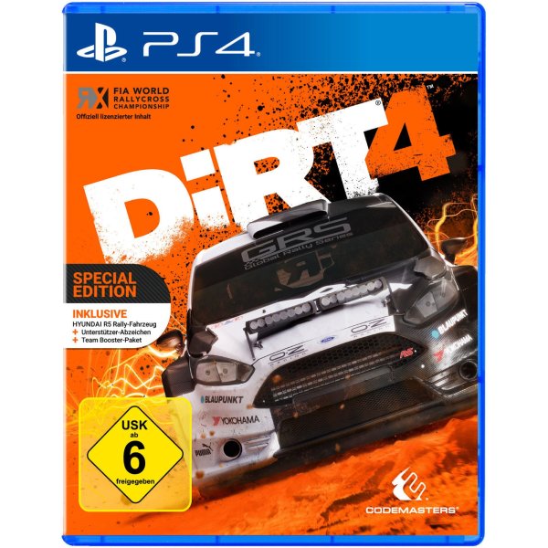 Dirt 4 (Special Edition) (EU) (OVP) (sehr guter Zustand) - PlayStation 4 (PS4)