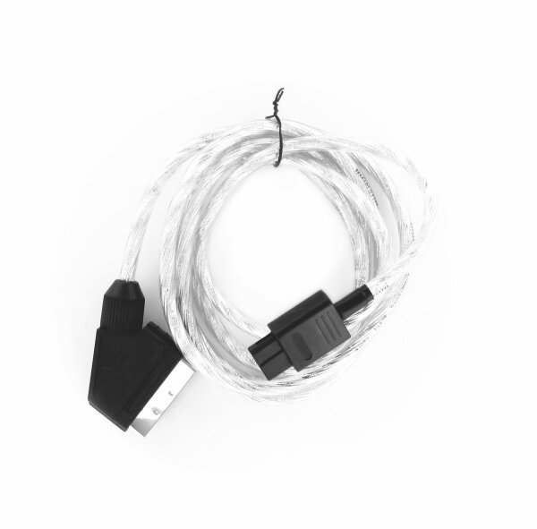 HQ RGB-SCART cable for EU PAL SNES (handmade) 1,8m (EU) (loose) (new) - Super Nintendo (SNES)