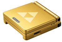 Game Boy Advance SP - Zelda Triforce Edition (original...
