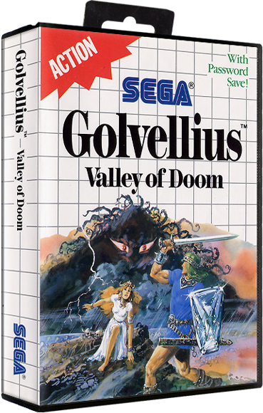 Golvellius – Valley of Doom (inkl. German manual) (EU) (CIB) (very good condition) - Sega Master System