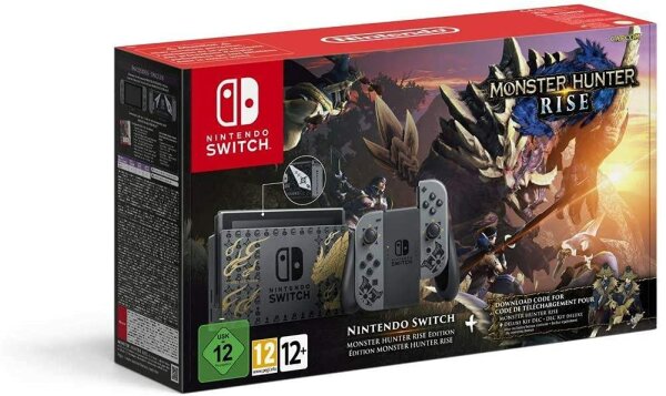 Nintendo Switch Dock / Docking Station - Monster Hunter Rise Edition (EU) (lose) (neuwertiger Sammlerzustand) - Nintendo Switch
