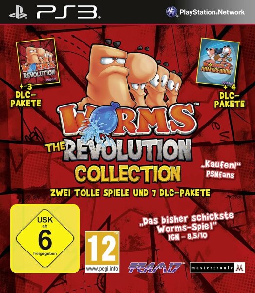 Worms: The Revolution Collection (EU) (OVP) (sehr guter Zustand) - PlayStation 3 (PS3)