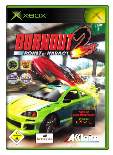 Burnout 2: Point of Impact (EU) (OVP) (sehr guter Zustand) - Xbox