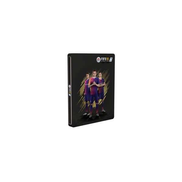 FIFA 18 - Ultimate Team Steel Book Edition (EU) (complet) (très bon état) - PlayStation 4 (PS4)