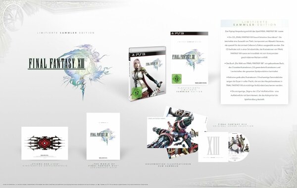 Final Fantasy XIII Limitierte Sammler Edition (EU) (CIB) (very good condition) - PlayStation 3 (PS3)