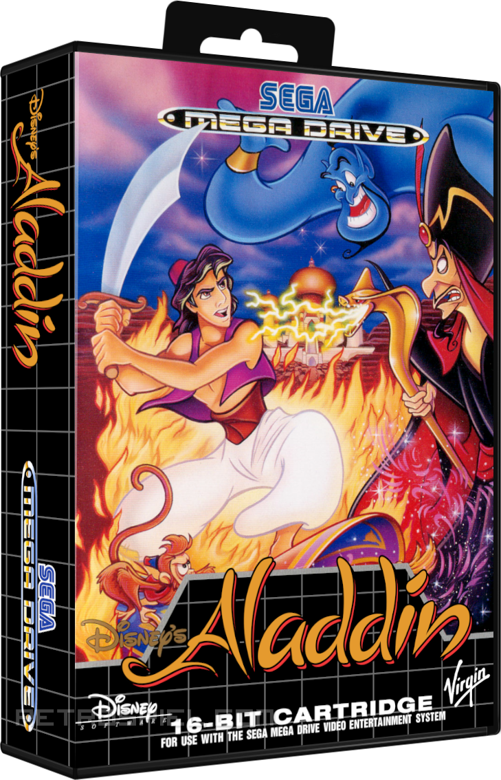 ALADDIN SEGA MEGADRIVE (MD) PAL-EURO (COMPLETE - GOOD CONDITION