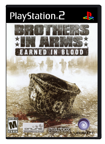 Brothers in Arms - Earned in Blood (US) (complet) (très bon état) - PlayStation 2 (PS2)