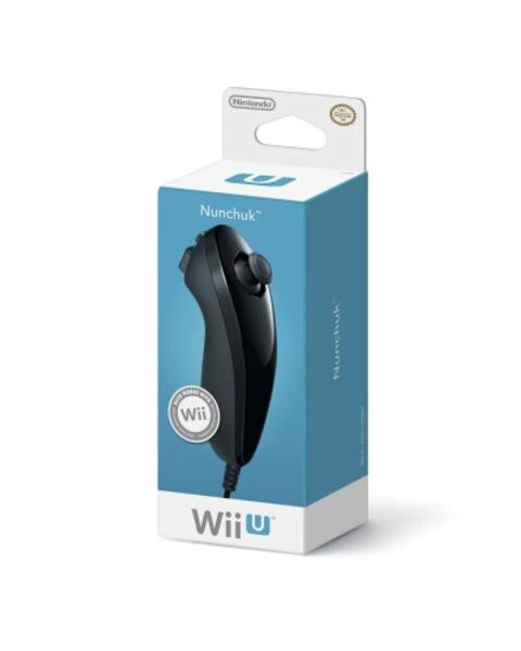 Nunchuk (original Nintendo) RVL-004 schwarz / black (2012) (EU) (OVP) (sehr guter Zustand) - Nintendo Wii