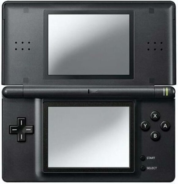Nintendo DS Lite Schwarz inkl. Ladekabel (USG-001) (EU) (lose) (neuwertiger Sammlerzustand) - Nintendo DS