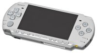 PlayStation Portable Console (silver) with Charger...