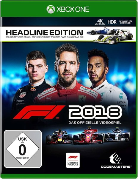 F1 2018 (Headline Edition) (EU) (CIB) (very good condition) - Xbox One