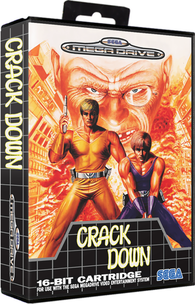 Crack Down (EU) (OVP) (neuwertiger Sammlerzustand) - Sega Mega Drive