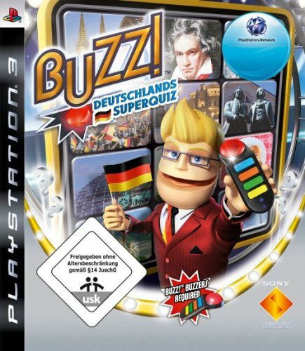 Buzz! Deutschlands SuperQuiz (EU) (complet) (très bon état) - PlayStation 3 (PS3)
