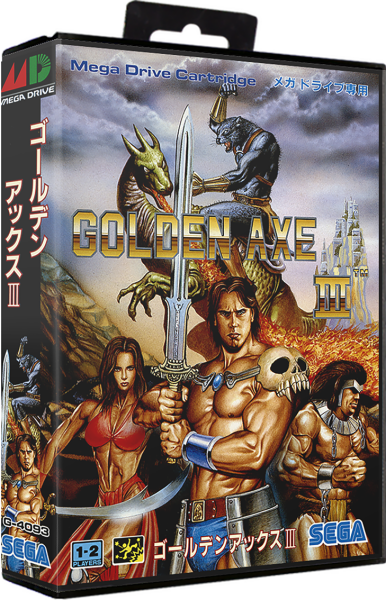 Golden Axe III (JP) (OVP) (neuwertiger Sammlerzustand) - Sega Mega Drive