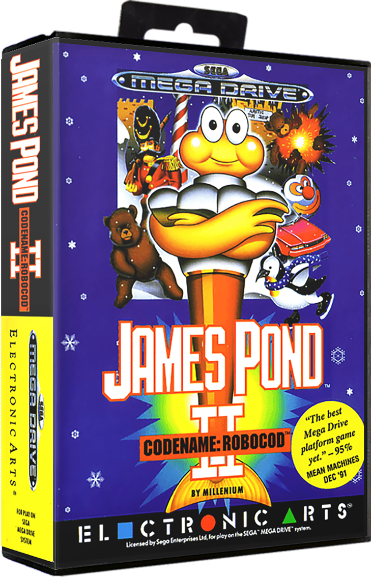 Jeu Sega Megadrive - James Pond II : Codename Robocod - Version Complète PAL