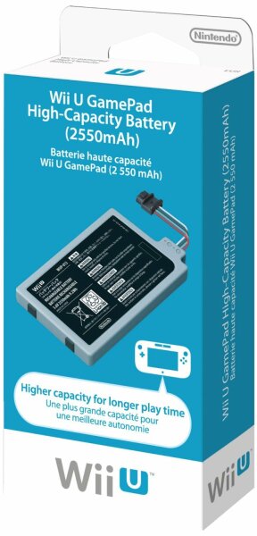 Wii U Gamepad High-Capacity Battery / Hochleistungsbatterie (official Nintendo) (WUP-013) (EU) (OVP) (neuwertiger Sammlerzustand) - Nintendo Wii U