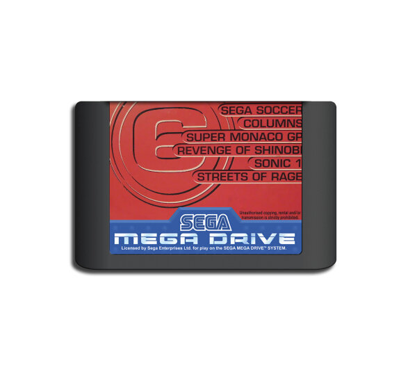 Mega Games 6 - incl. Sonic, Streets of Rage, Revenge of Shinobi, etc.  (EU) (loose) (very good condition) - Sega Mega Drive