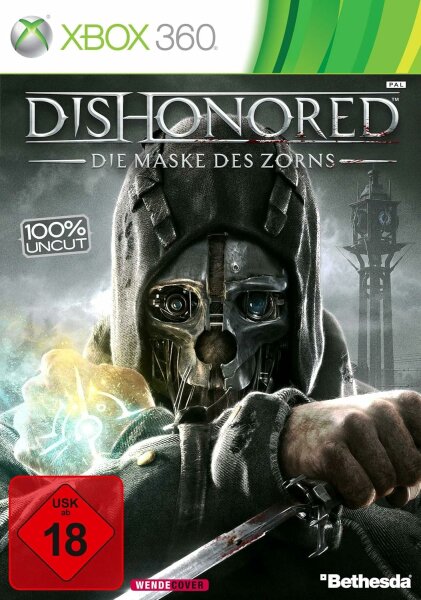 Dishonored  - Die Maske des Zorns (mit Pappschuber) (EU) (OVP) (sehr guter Zustand) - Xbox 360