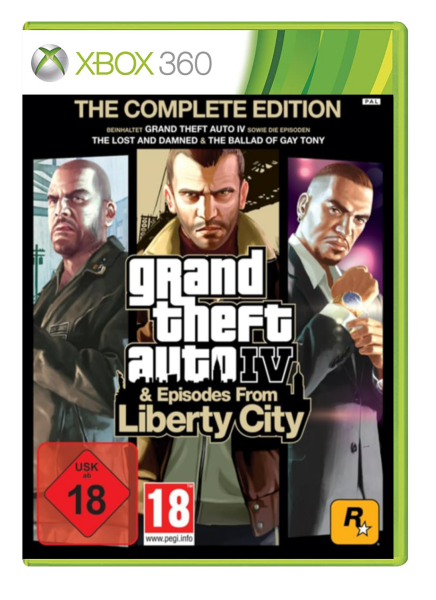 Grand Theft Auto IV & Episodes from Liberty City (Complete Edition) (EU) (OVP) (neu) - Xbox 360