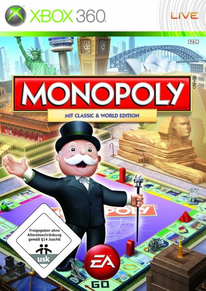 Monopoly (mit Classic & World Edition) (EU) (OVP) (neuwertiger Sammlerzustand) - Xbox 360