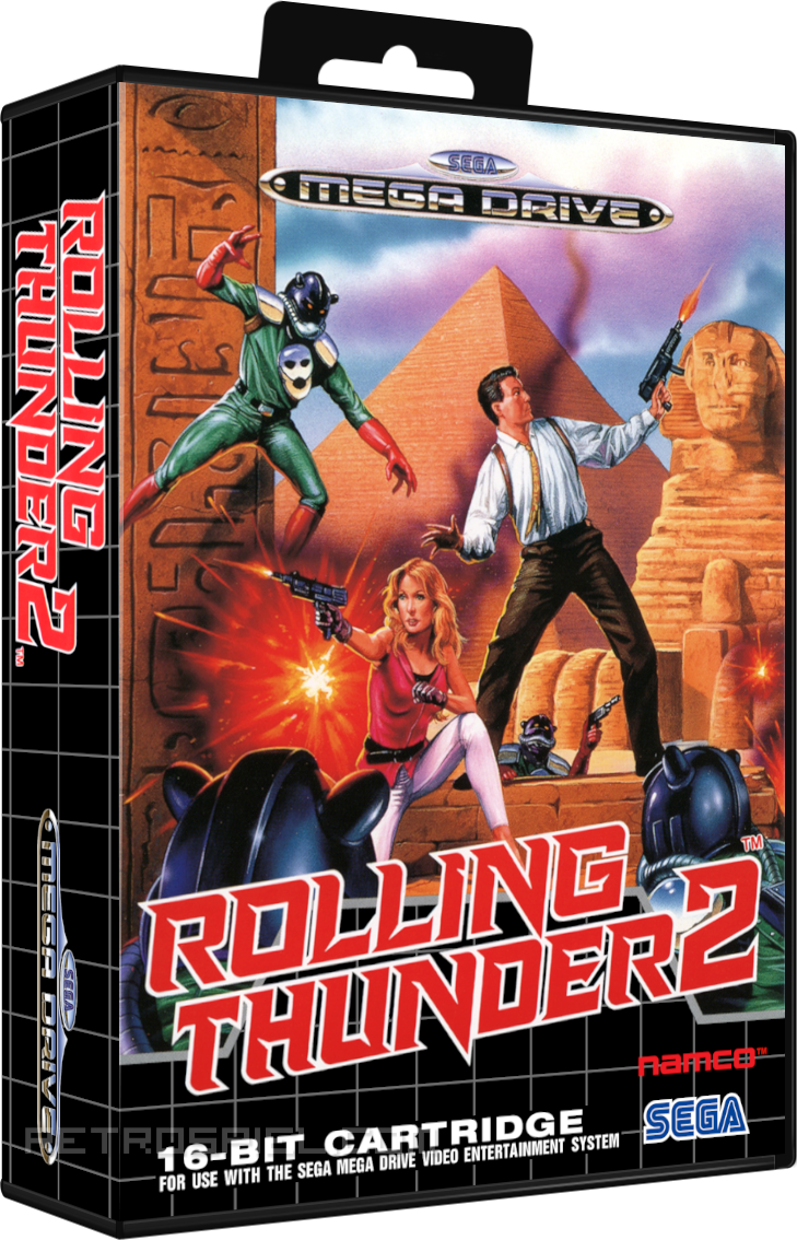 Rolling Thunder 2 Sur Sega Megadrive – Version NTSC Japon – Bon état