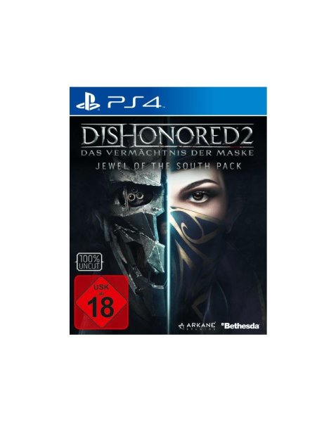 Dishonored 2- Das Vermächtnis der Maske (Jewel of the South Pack mit Pappschuber und Metal Platte) (EU) (CIB) (new) - PlayStation 4 (PS4)